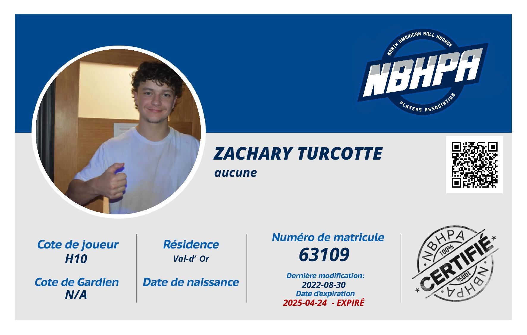 Zachary Turcotte