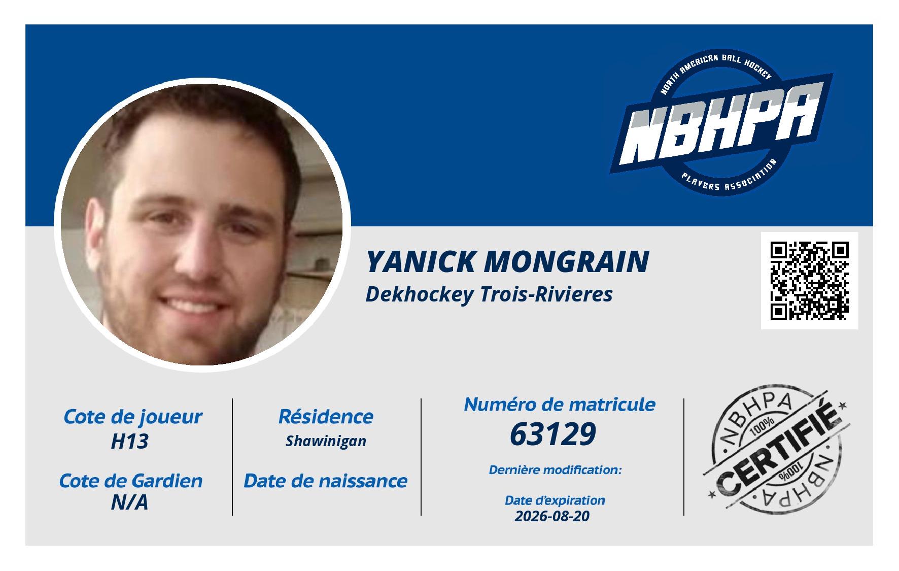 Yanick Mongrain