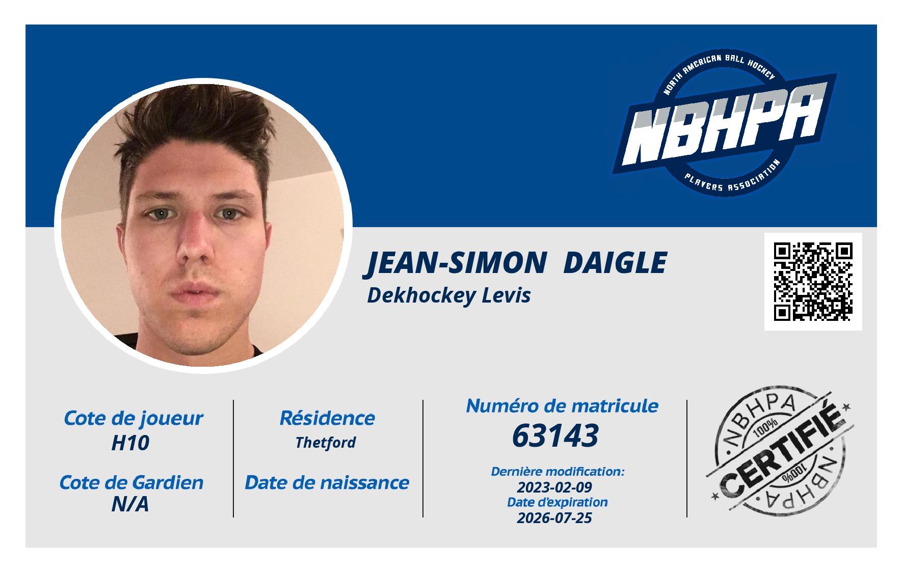 Jean-Simon  Daigle 