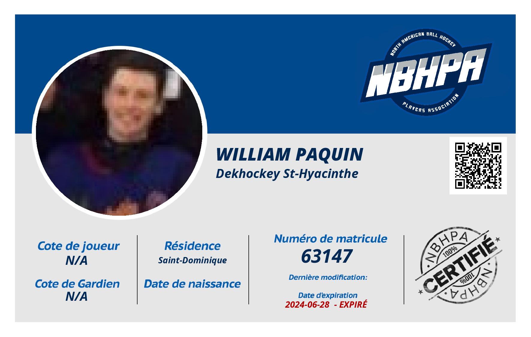 William Paquin