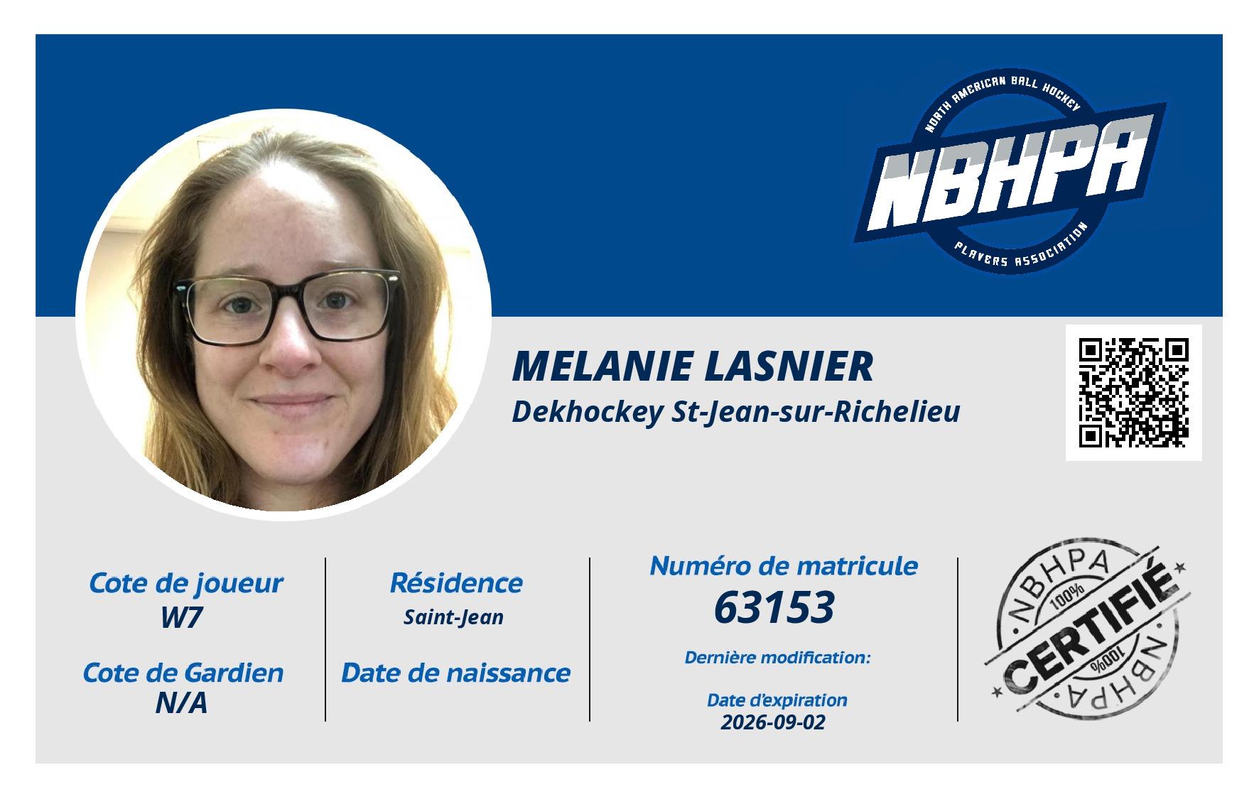 Melanie Lasnier