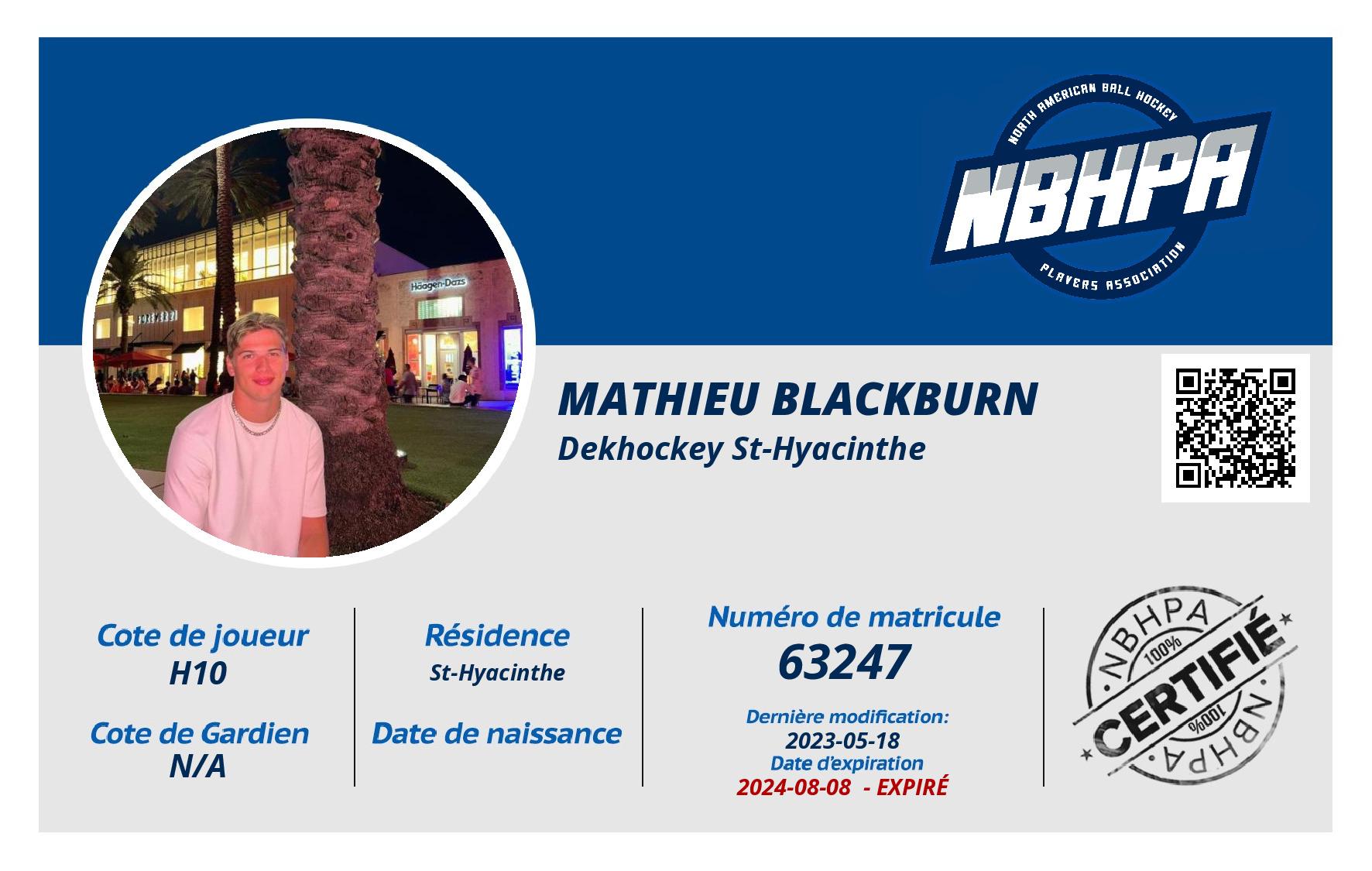 Mathieu Blackburn