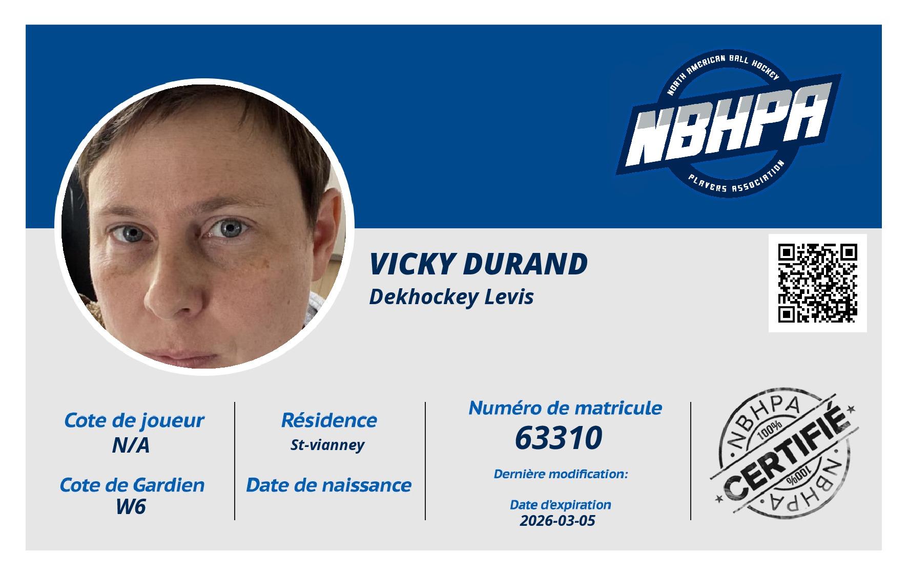 Vicky Durand