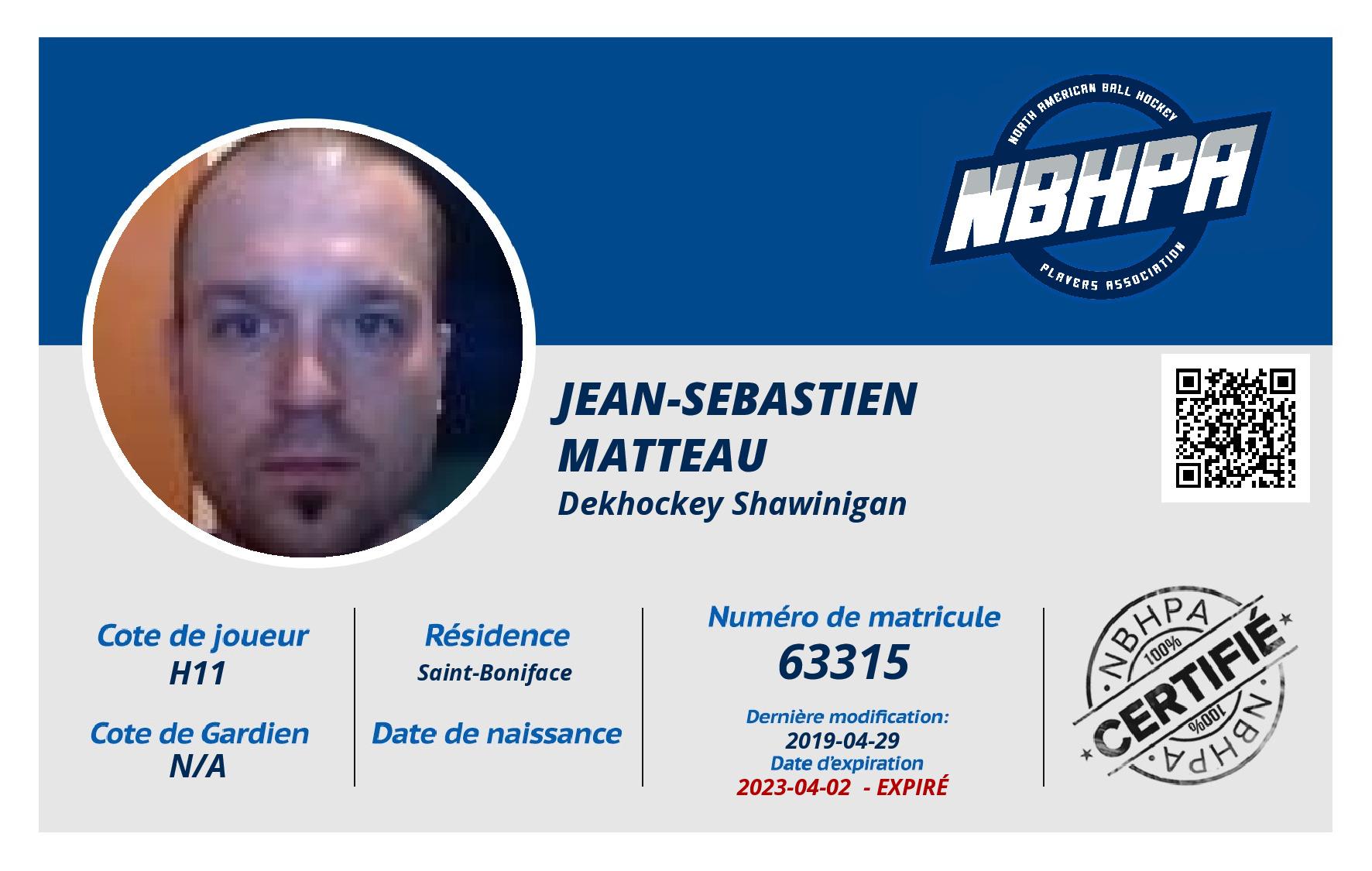 Jean-Sebastien Matteau