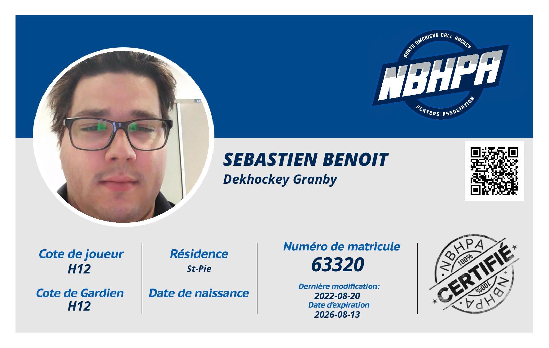 Sebastien Benoit