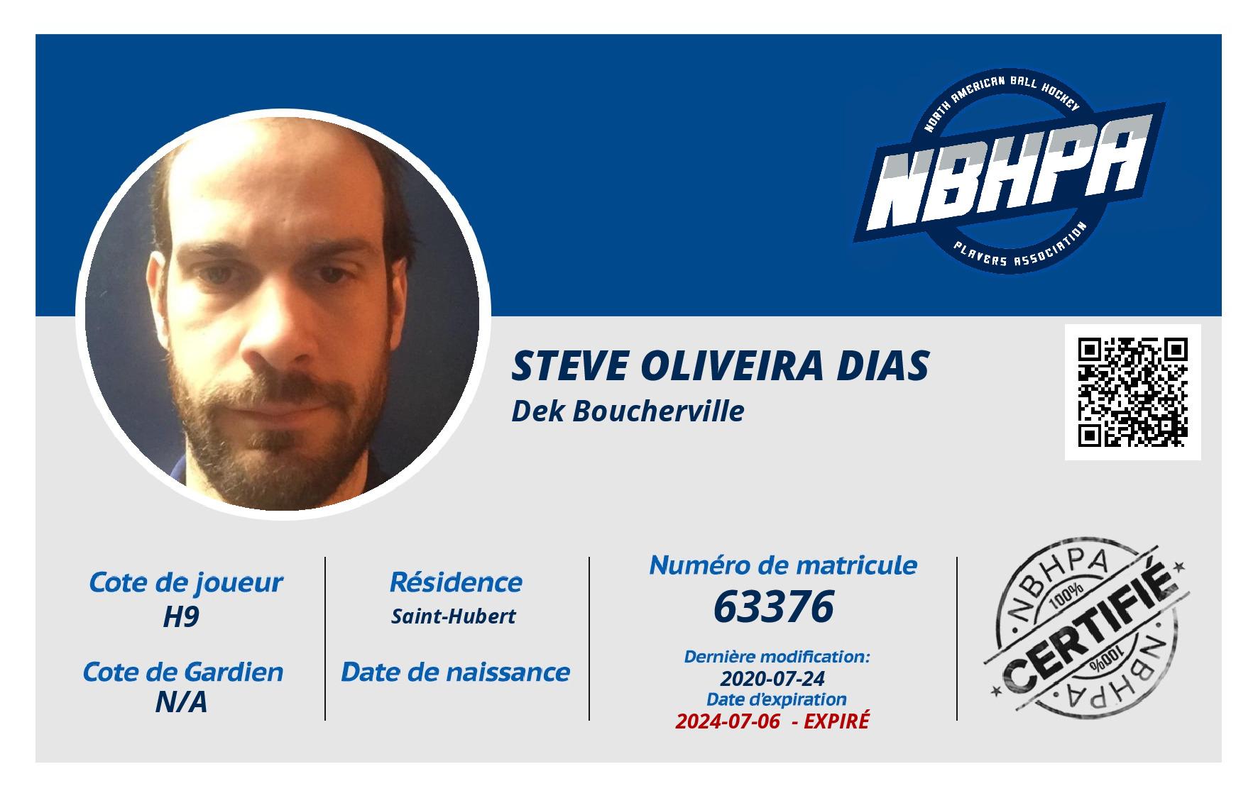 Steve Oliveira dias