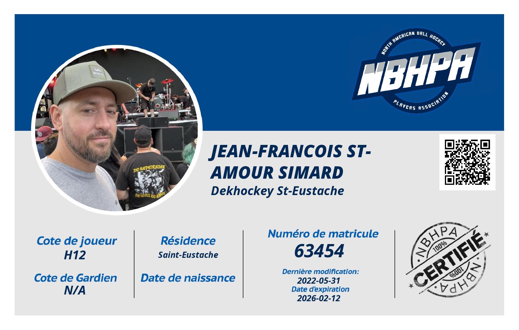 Jean-Francois St-Amour Simard