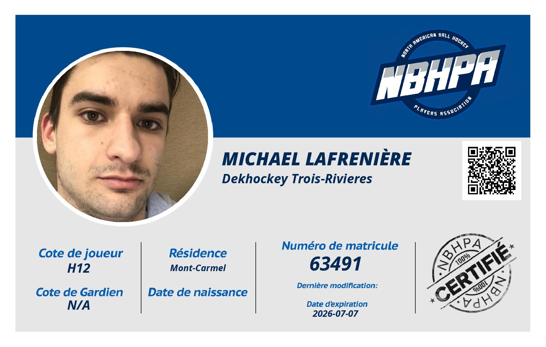 Michael Lafrenière 