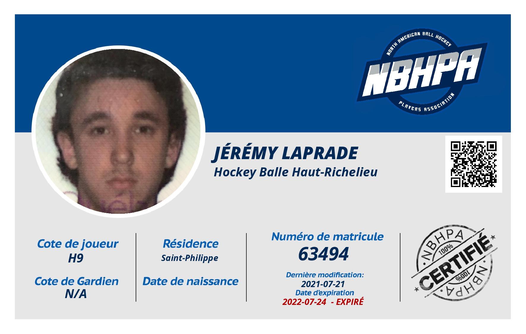 Jérémy Laprade