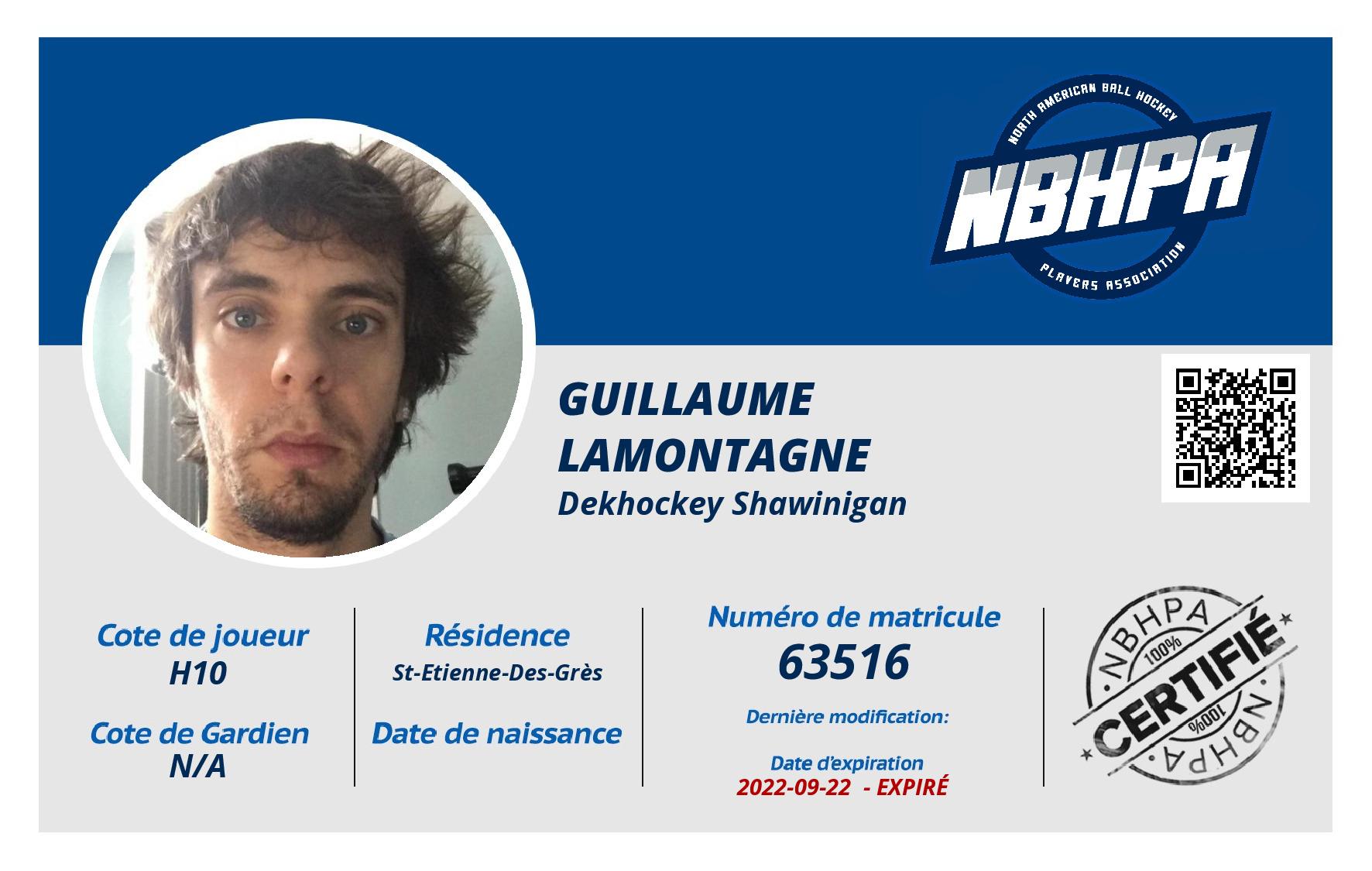 Guillaume  Lamontagne 