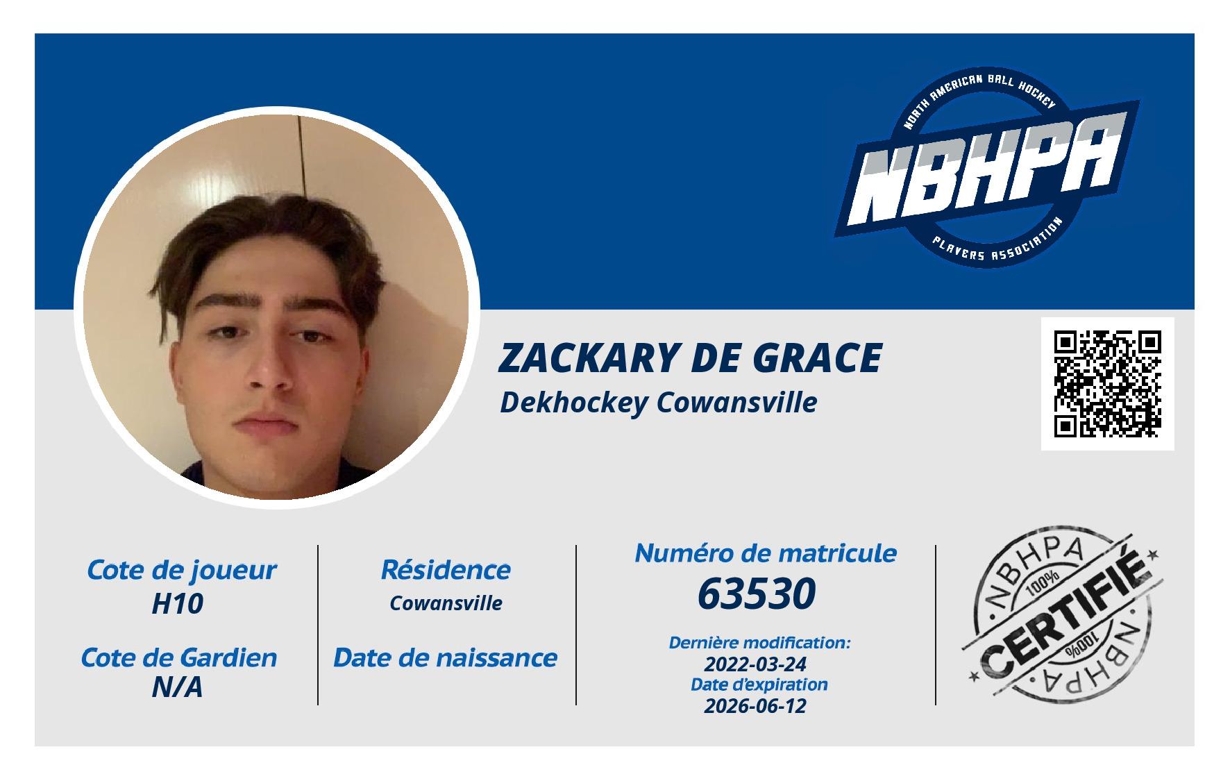Zackary De grace 