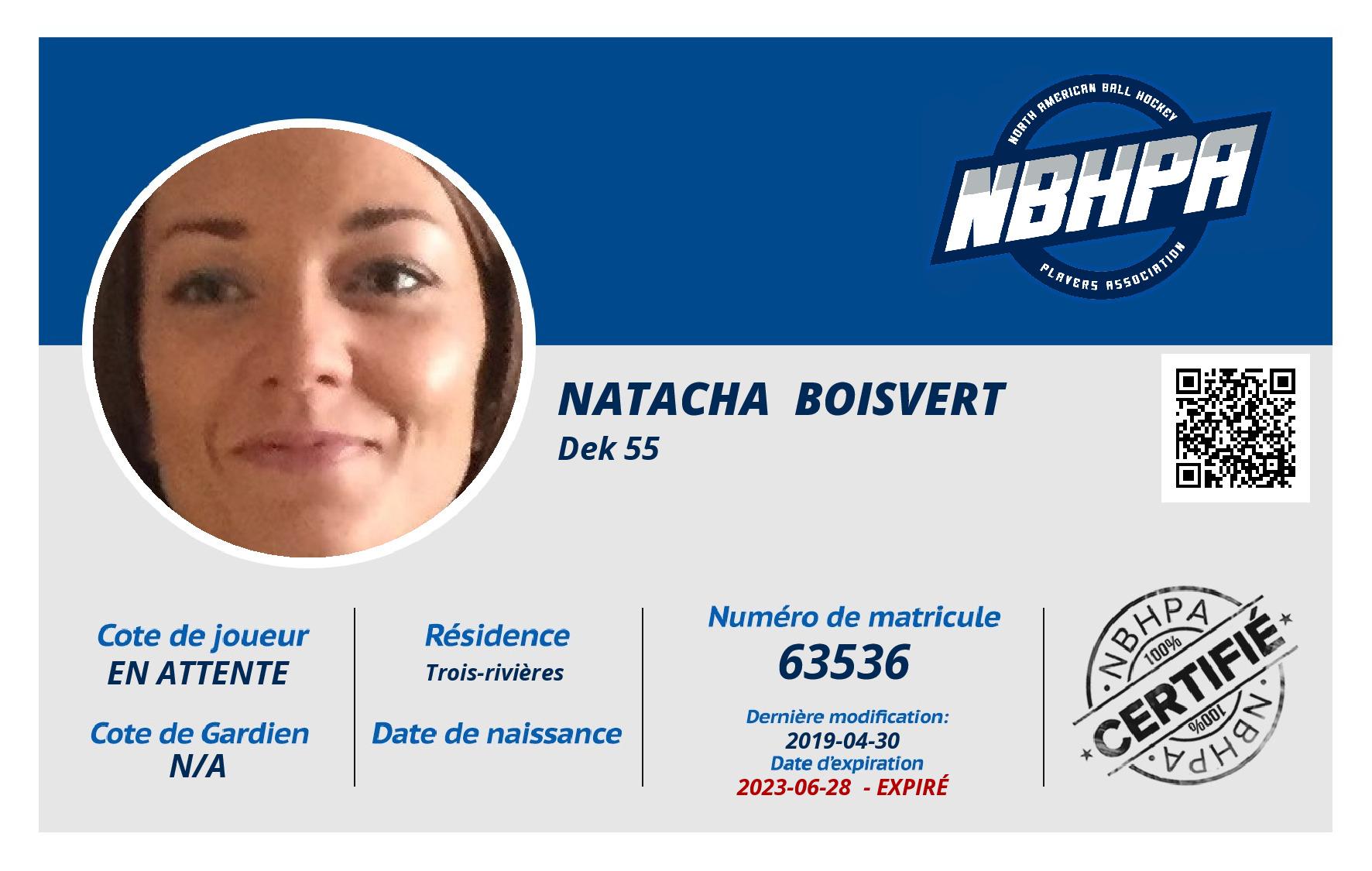 Natacha  Boisvert