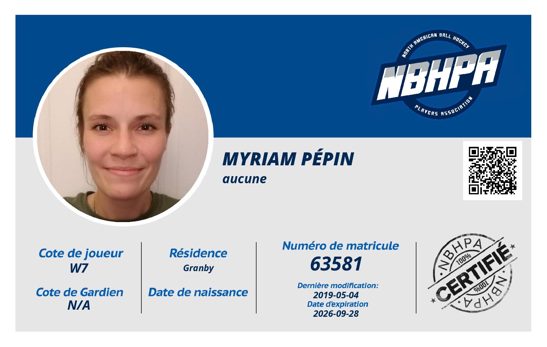 Myriam Pépin
