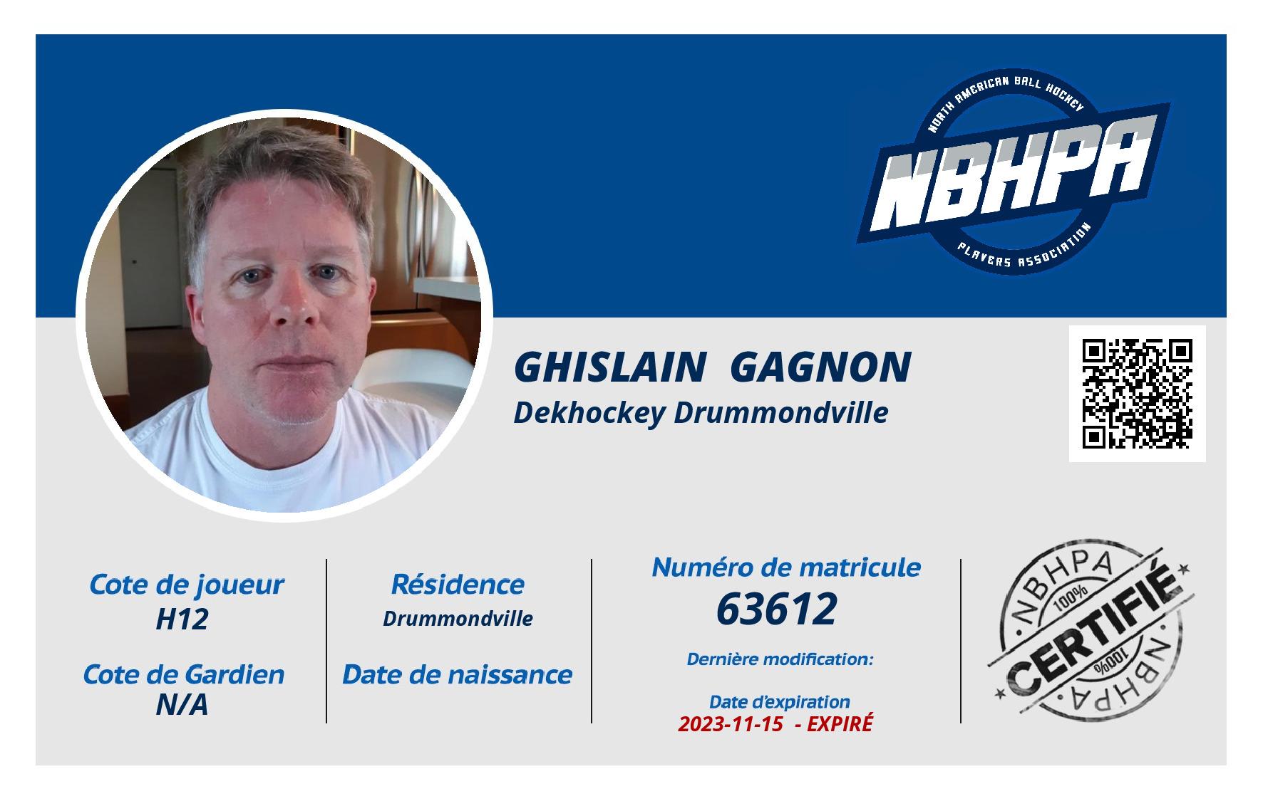 Ghislain  Gagnon 