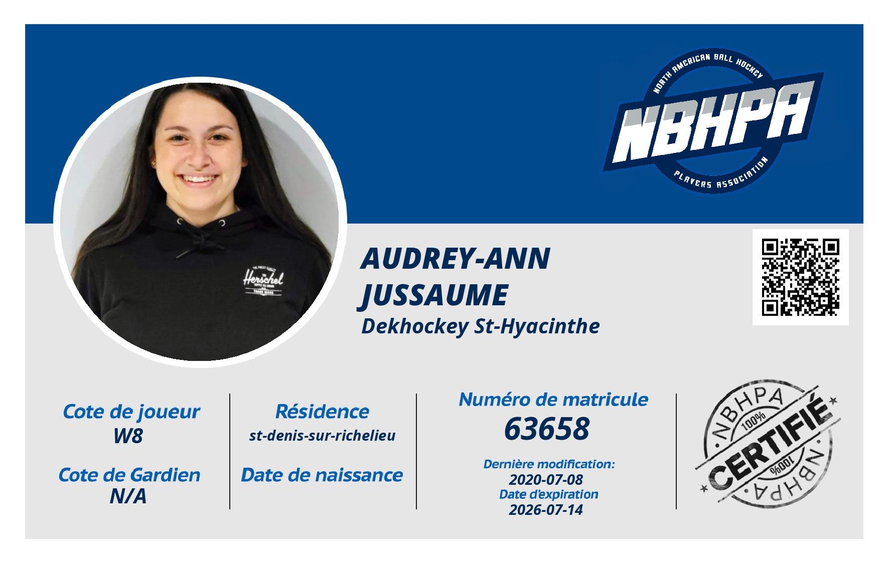 Audrey-Ann Jussaume