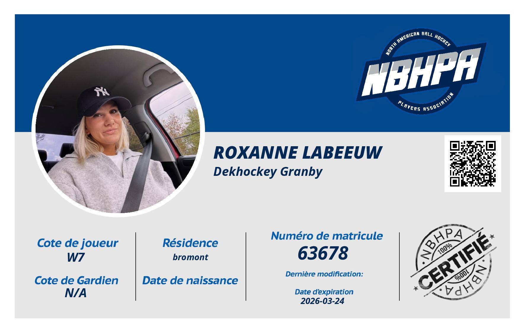 Roxanne Labeeuw