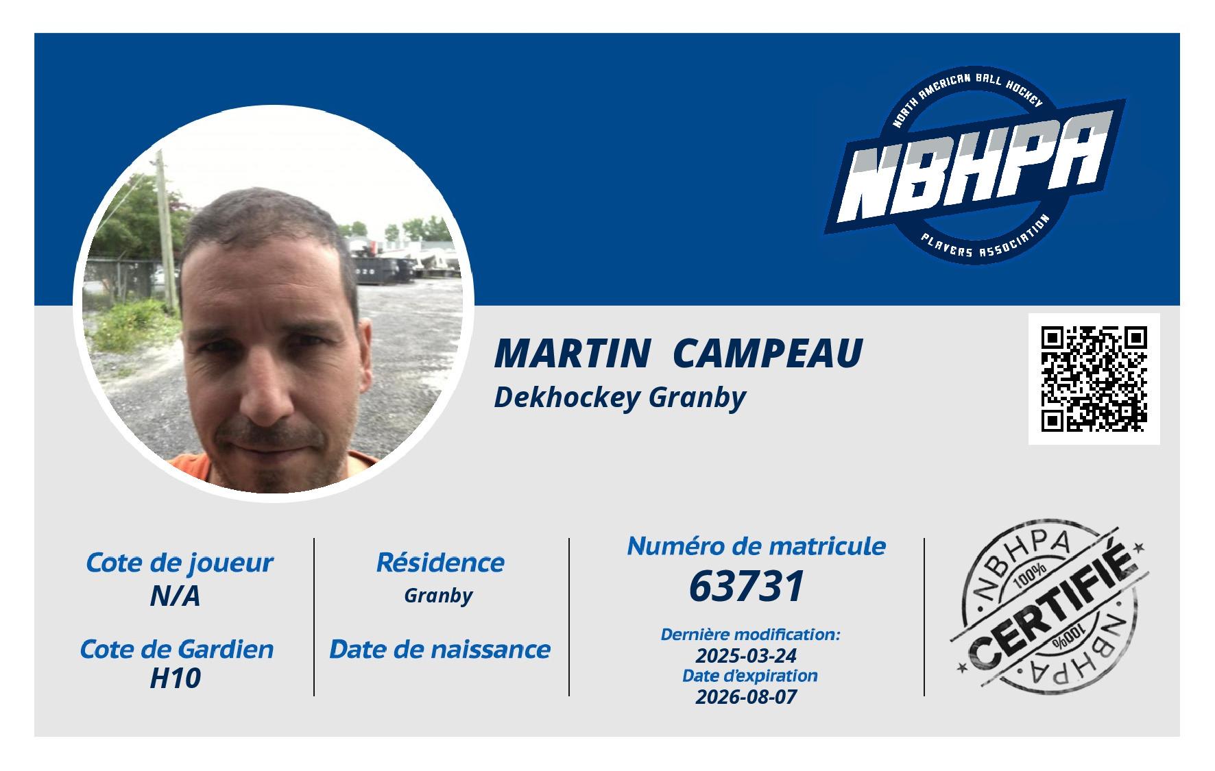 Martin  Campeau 