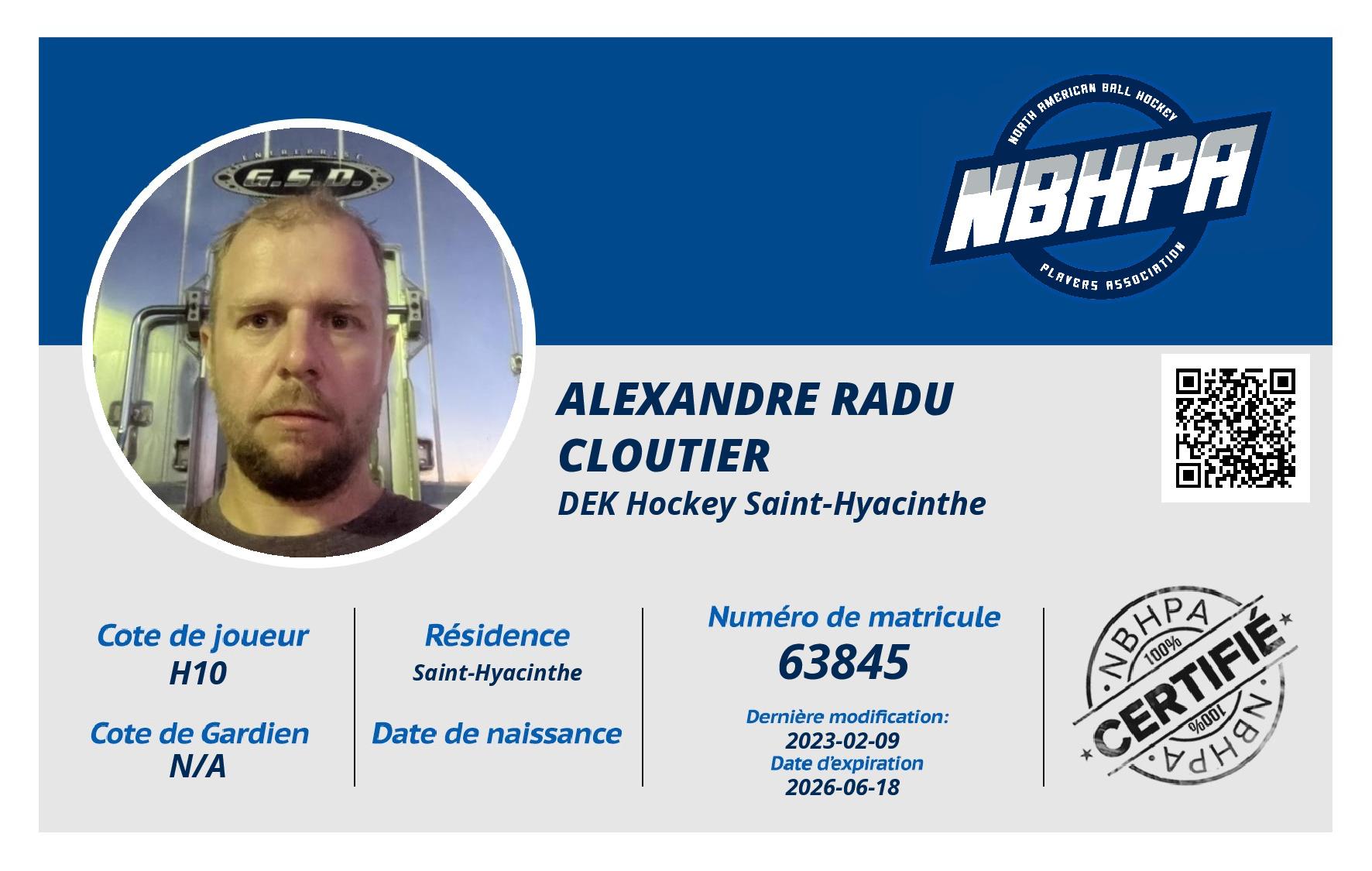 Alexandre Radu Cloutier