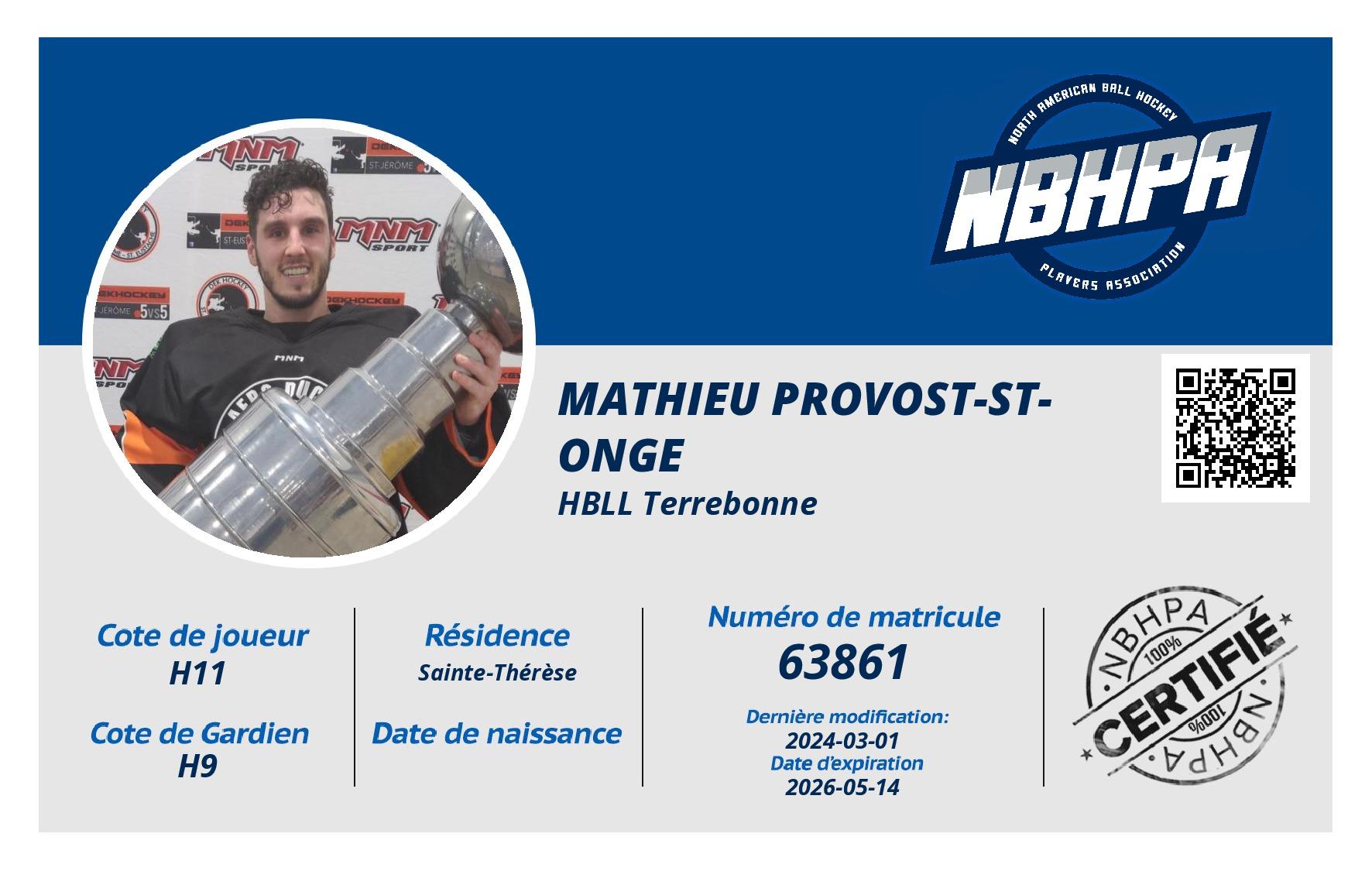 Mathieu Provost-St-Onge