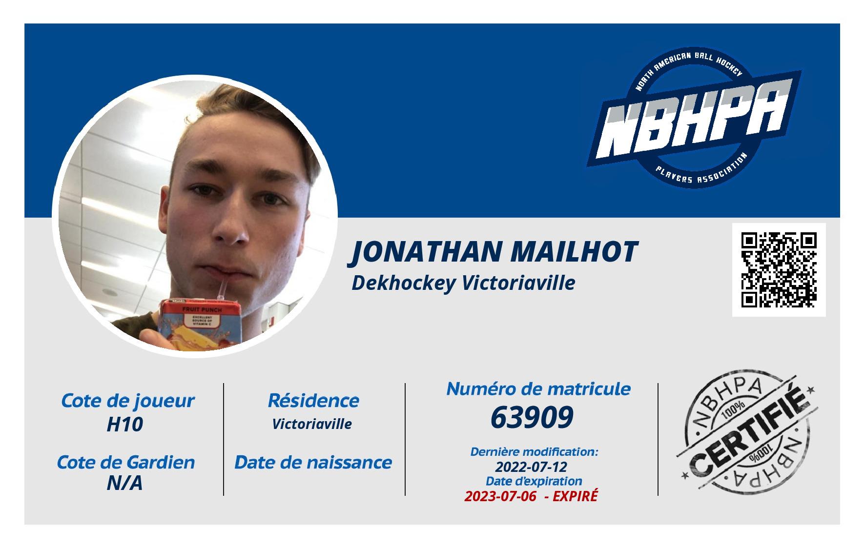 Jonathan Mailhot 