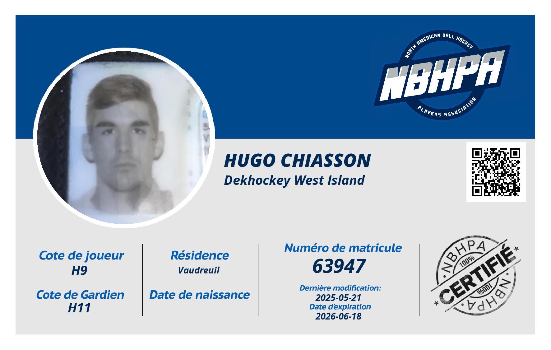 Hugo Chiasson 