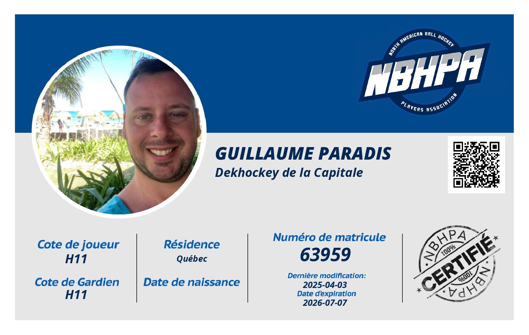 Guillaume Paradis