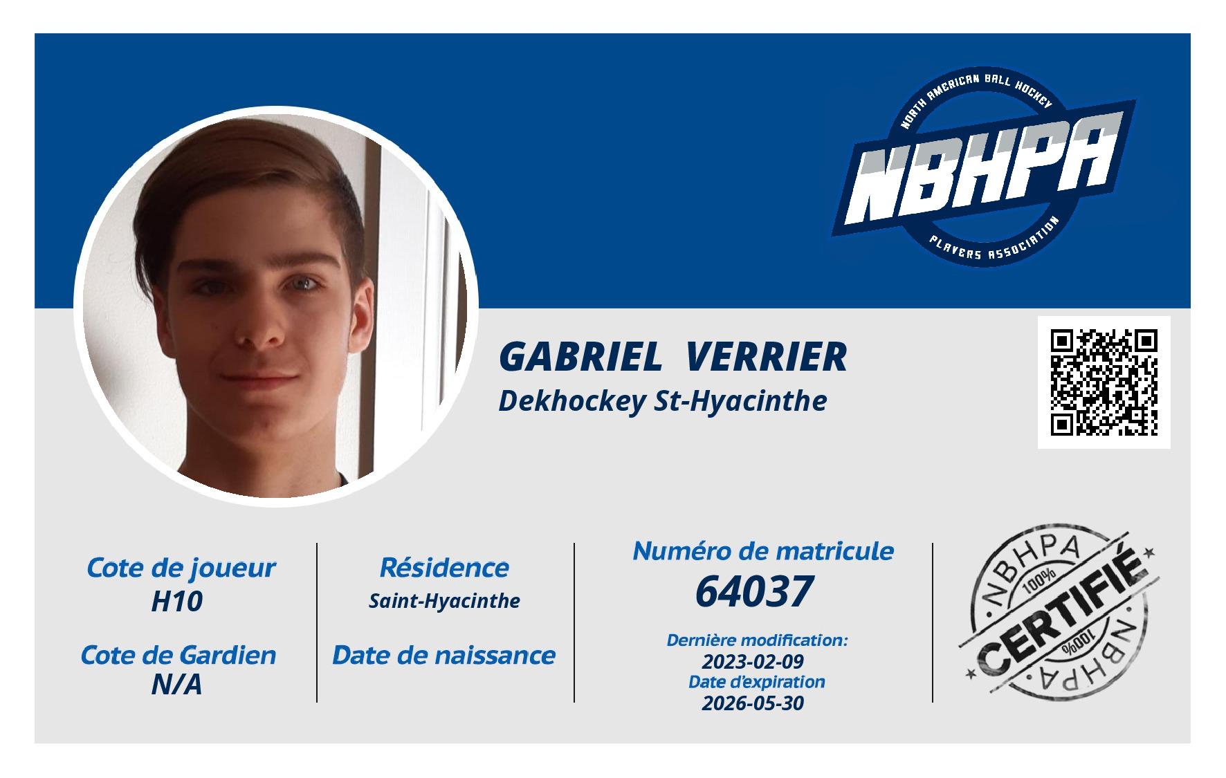 Gabriel  Verrier