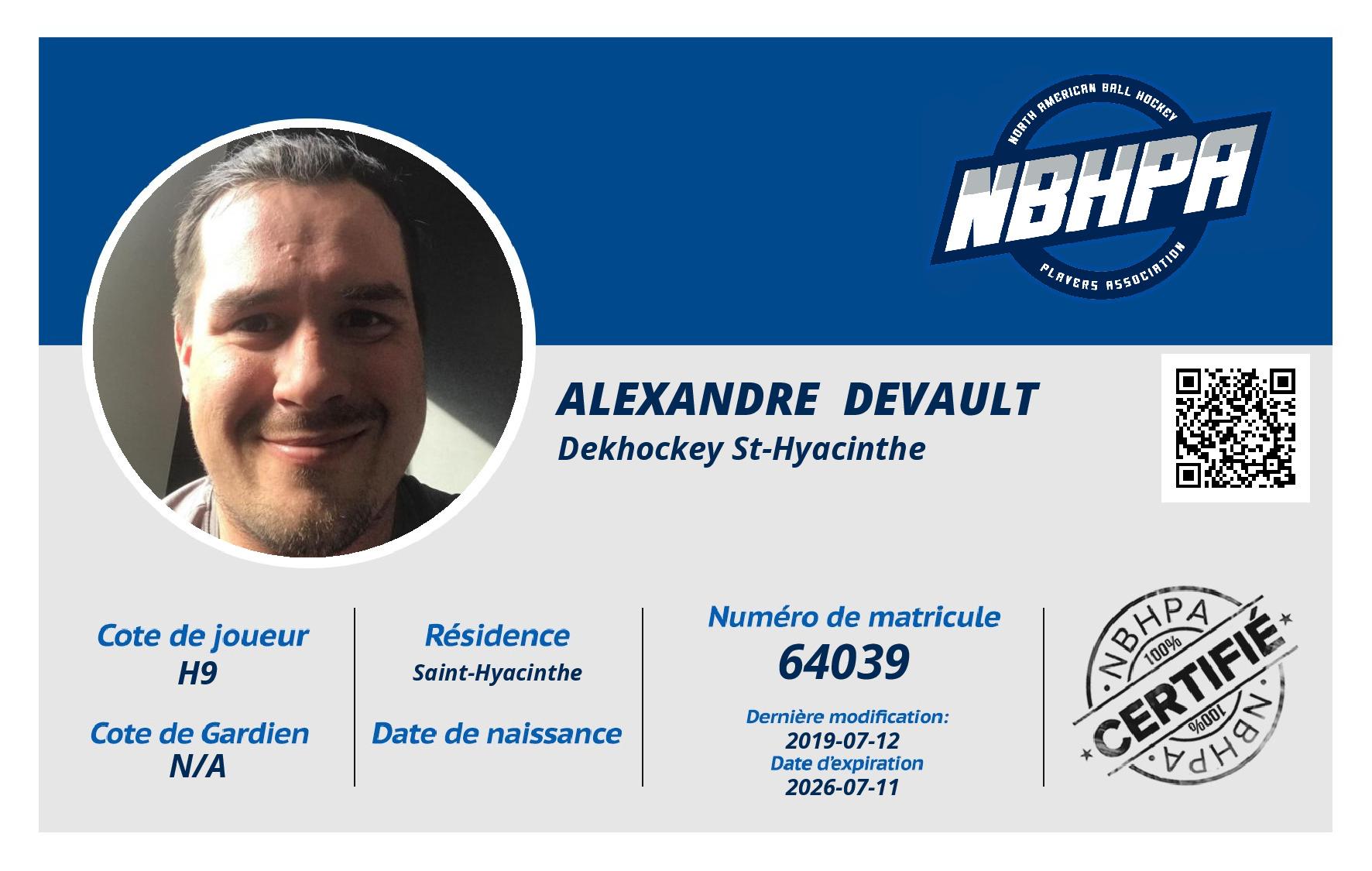 Alexandre  Devault