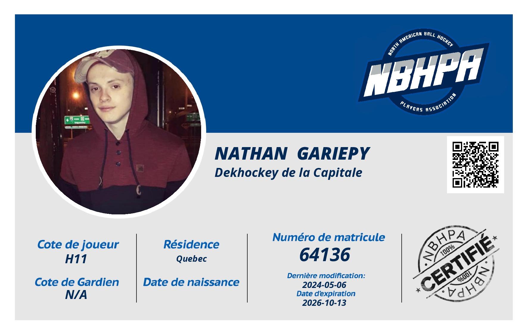 Nathan  Gariepy