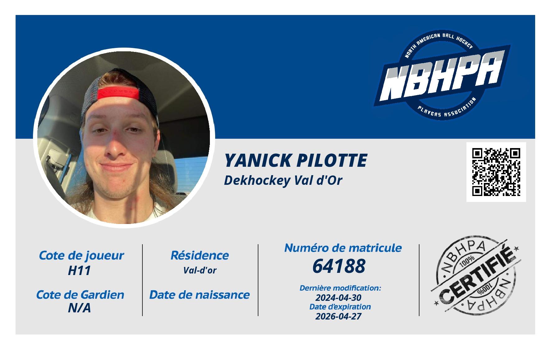 Yanick Pilotte