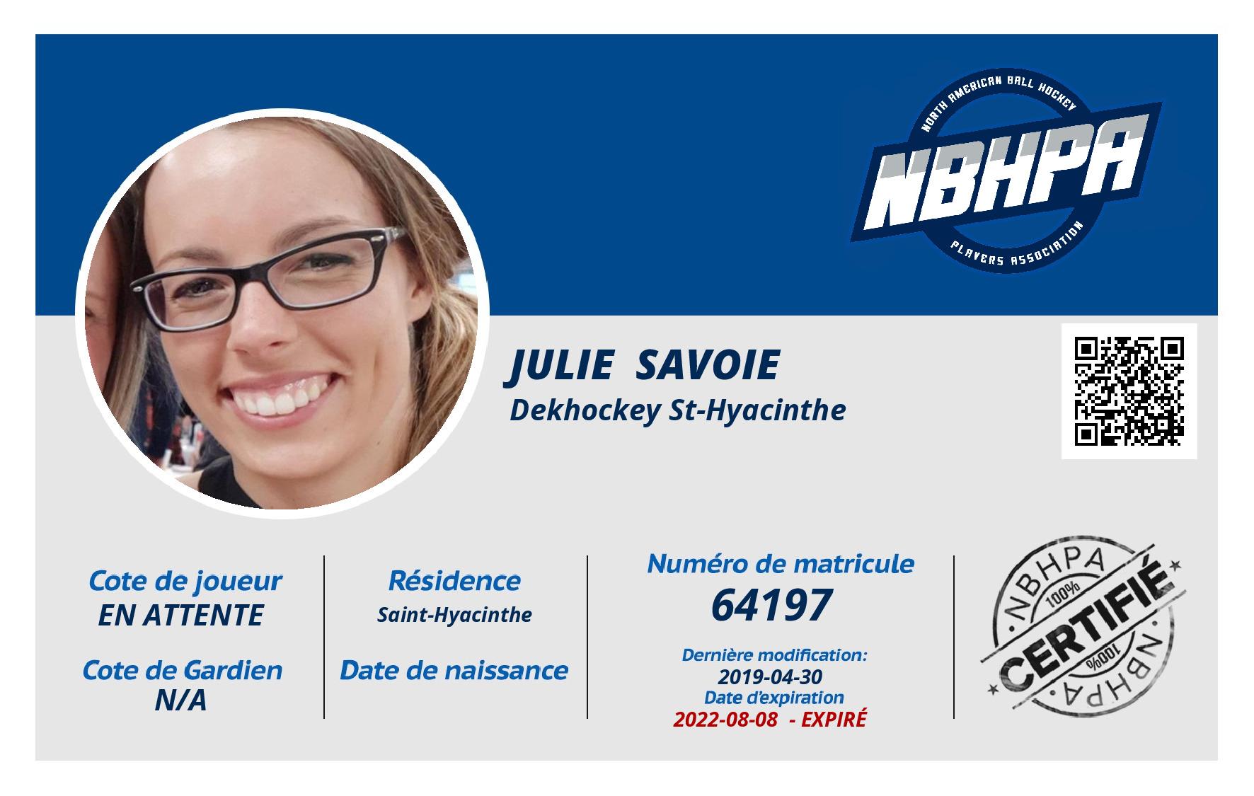 Julie  Savoie