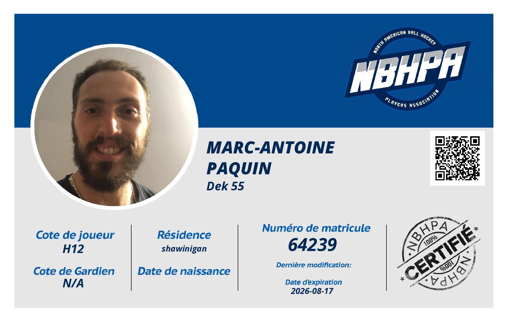marc-antoine paquin