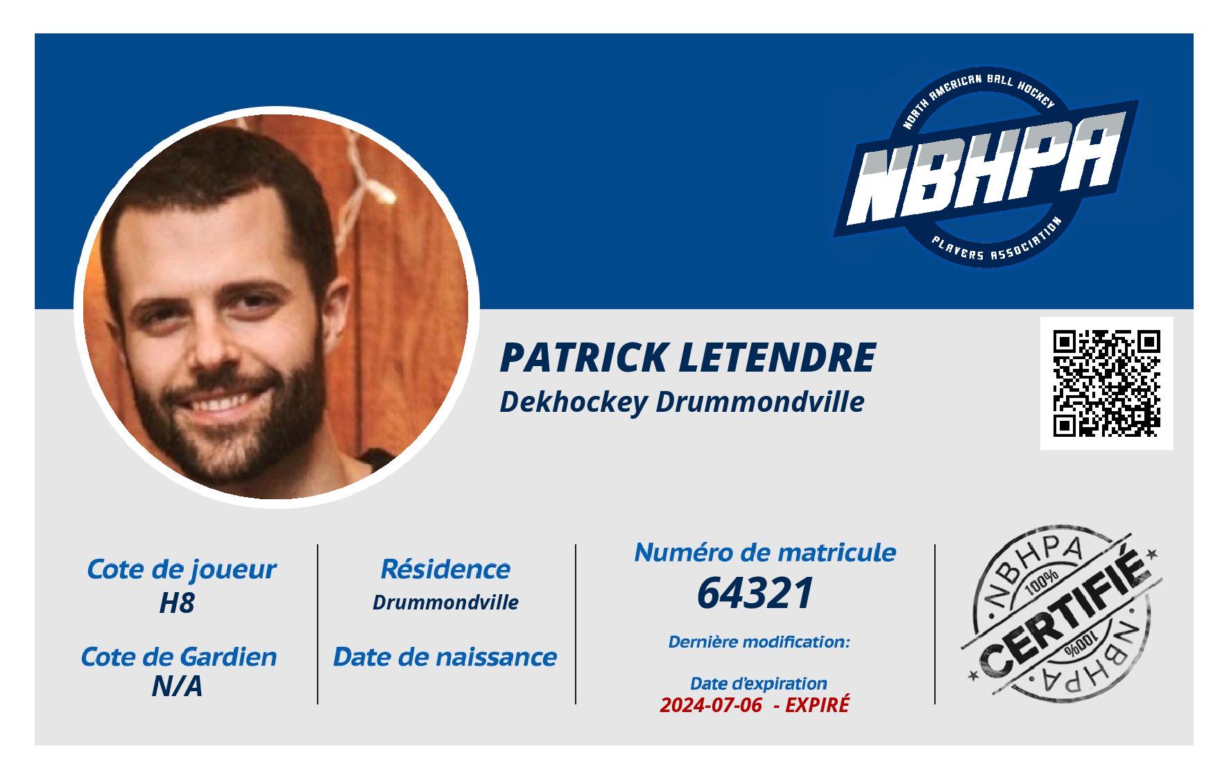Patrick Letendre