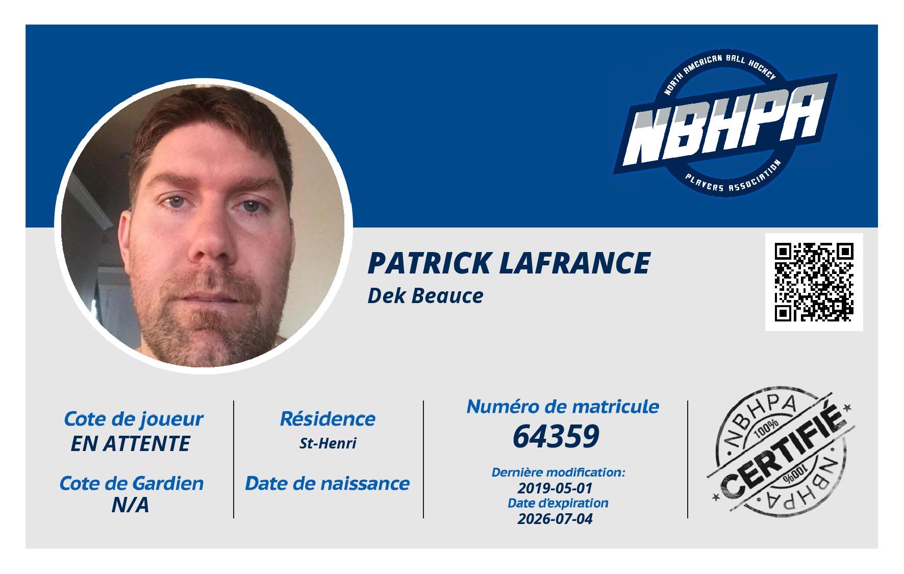Patrick Lafrance