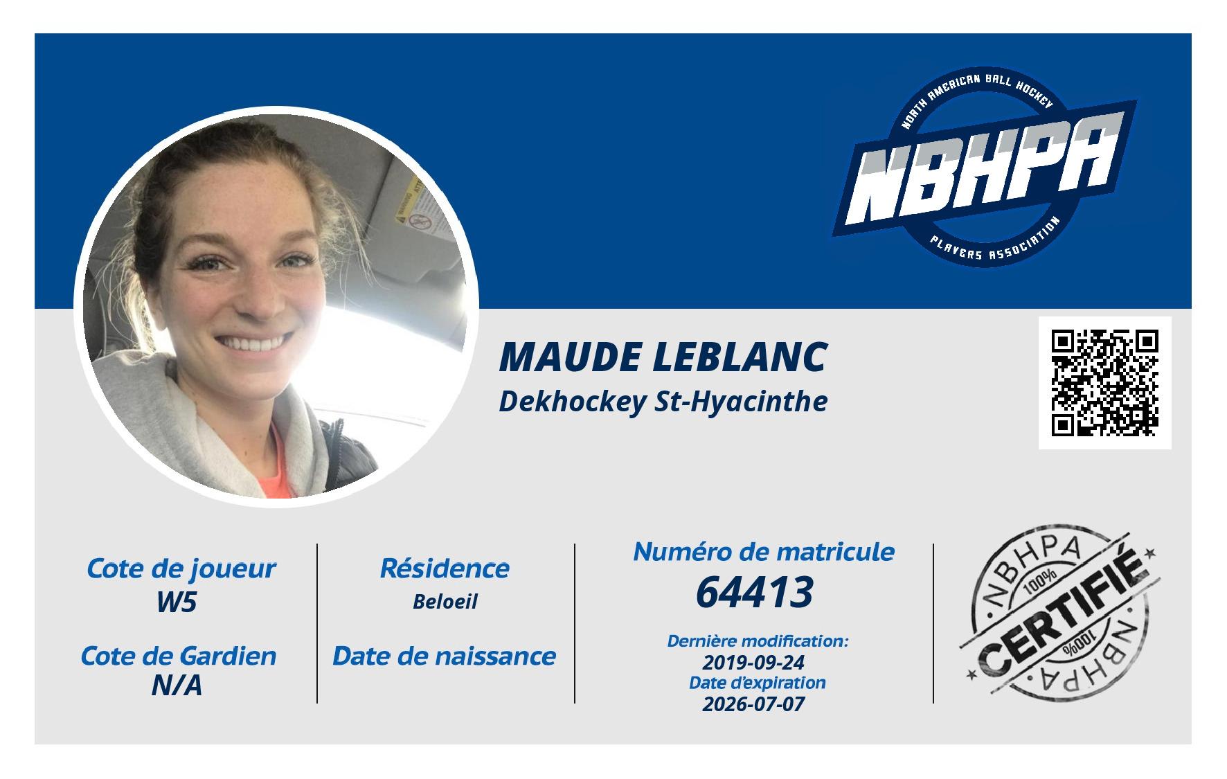 Maude Leblanc
