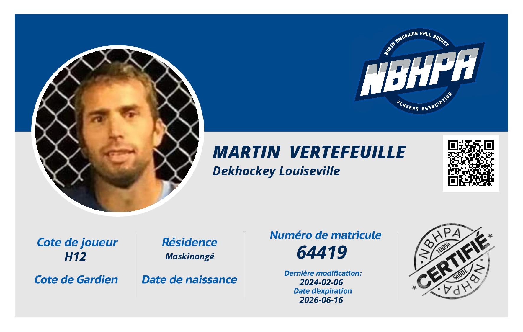 Martin  Vertefeuille