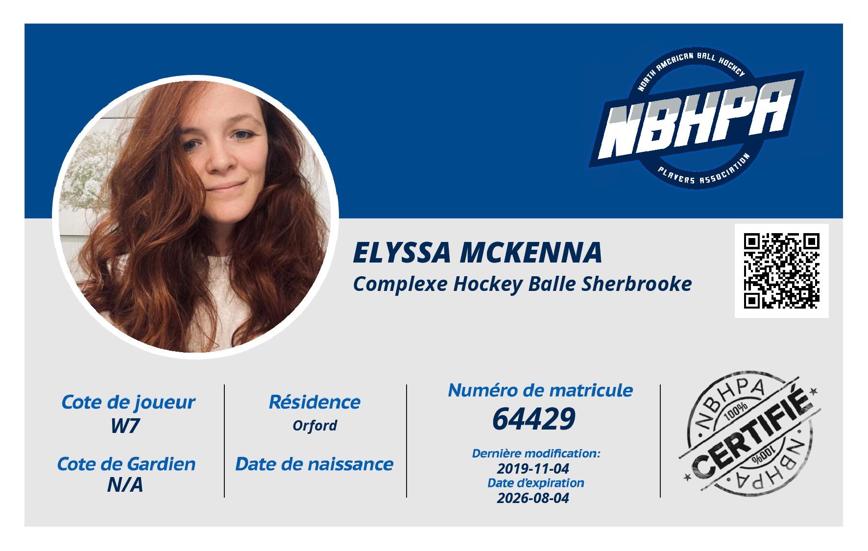 Elyssa Mckenna