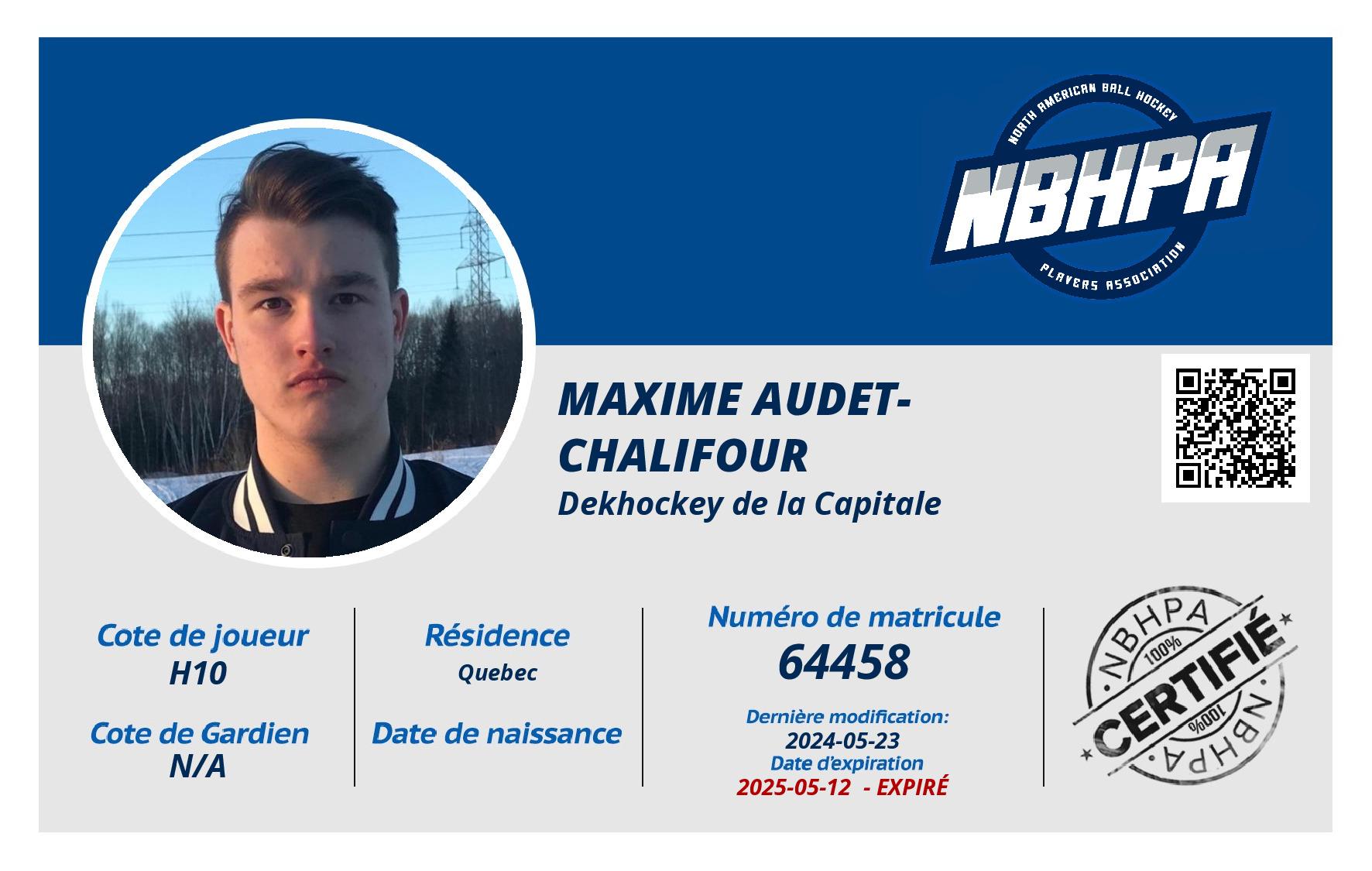 Maxime Audet-Chalifour