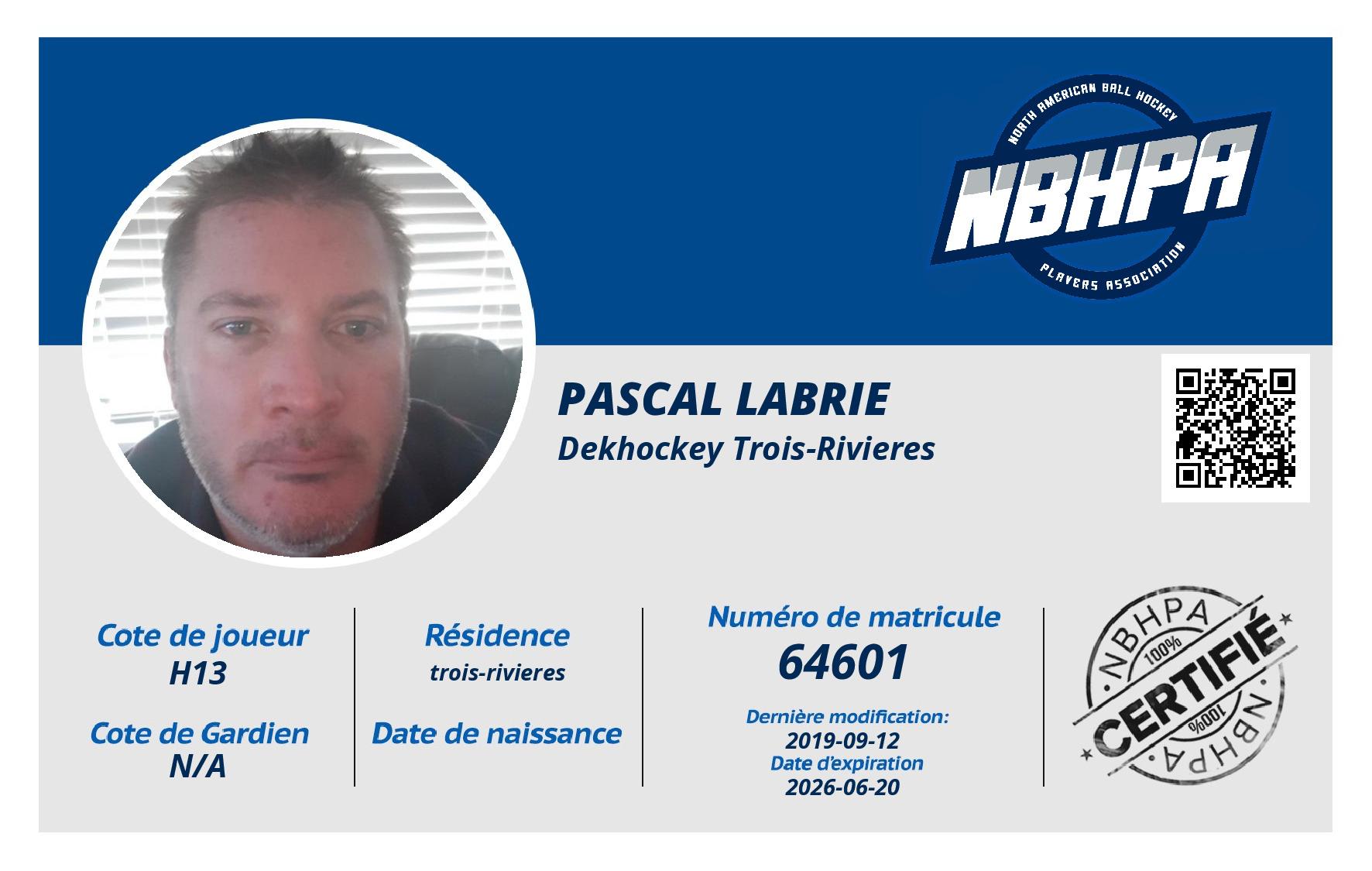 Pascal Labrie