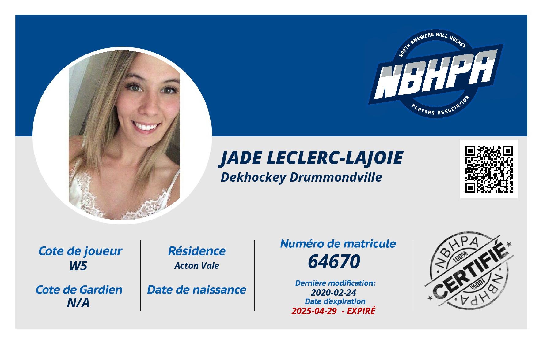 Jade Leclerc-Lajoie