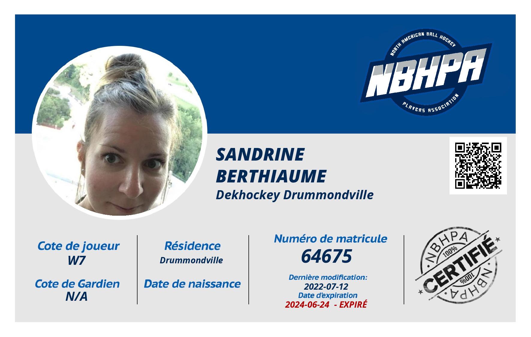 Sandrine  Berthiaume 