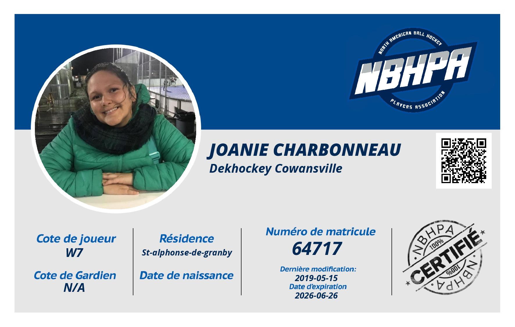 Joanie Charbonneau