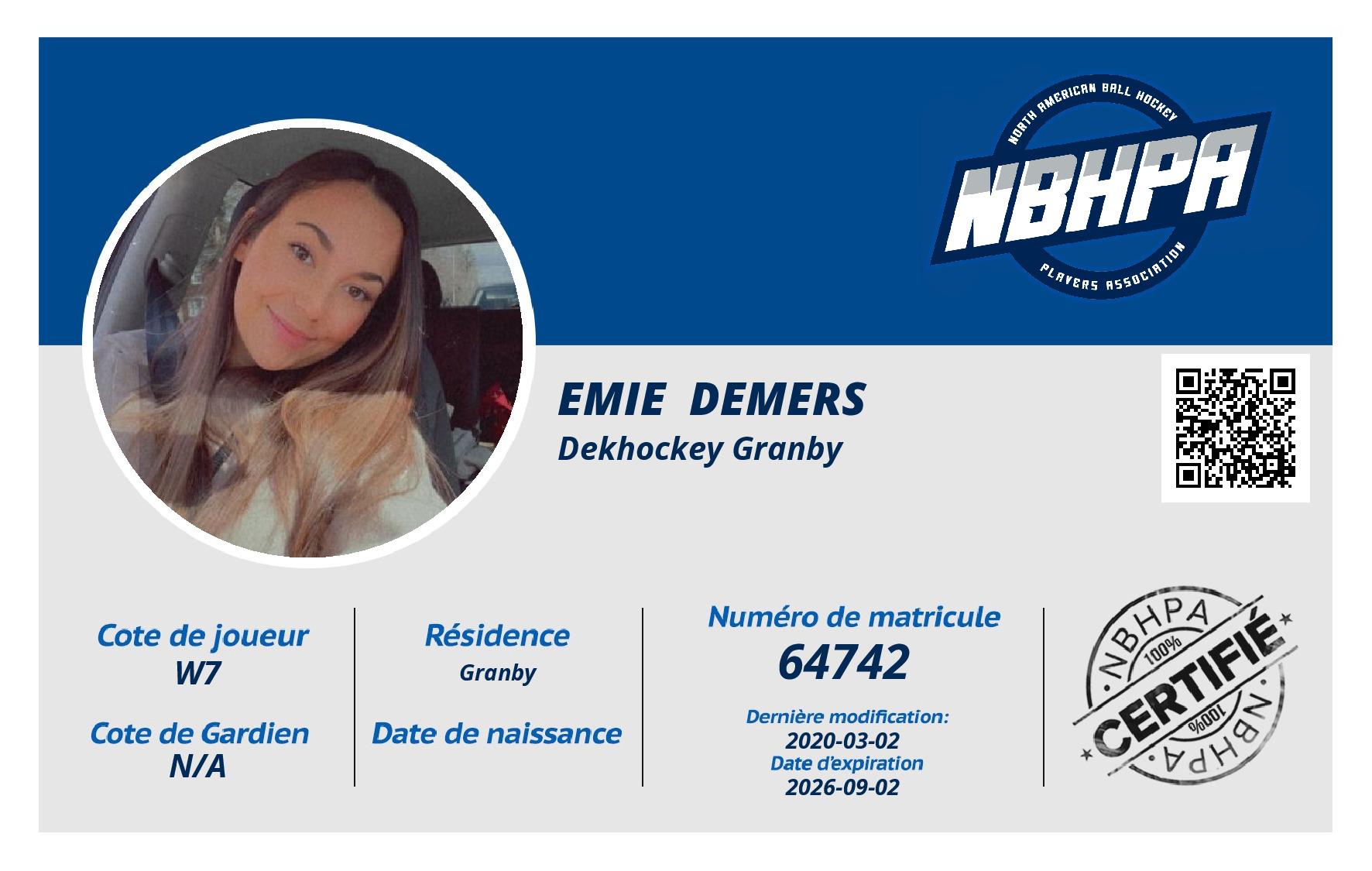 Emie  Demers