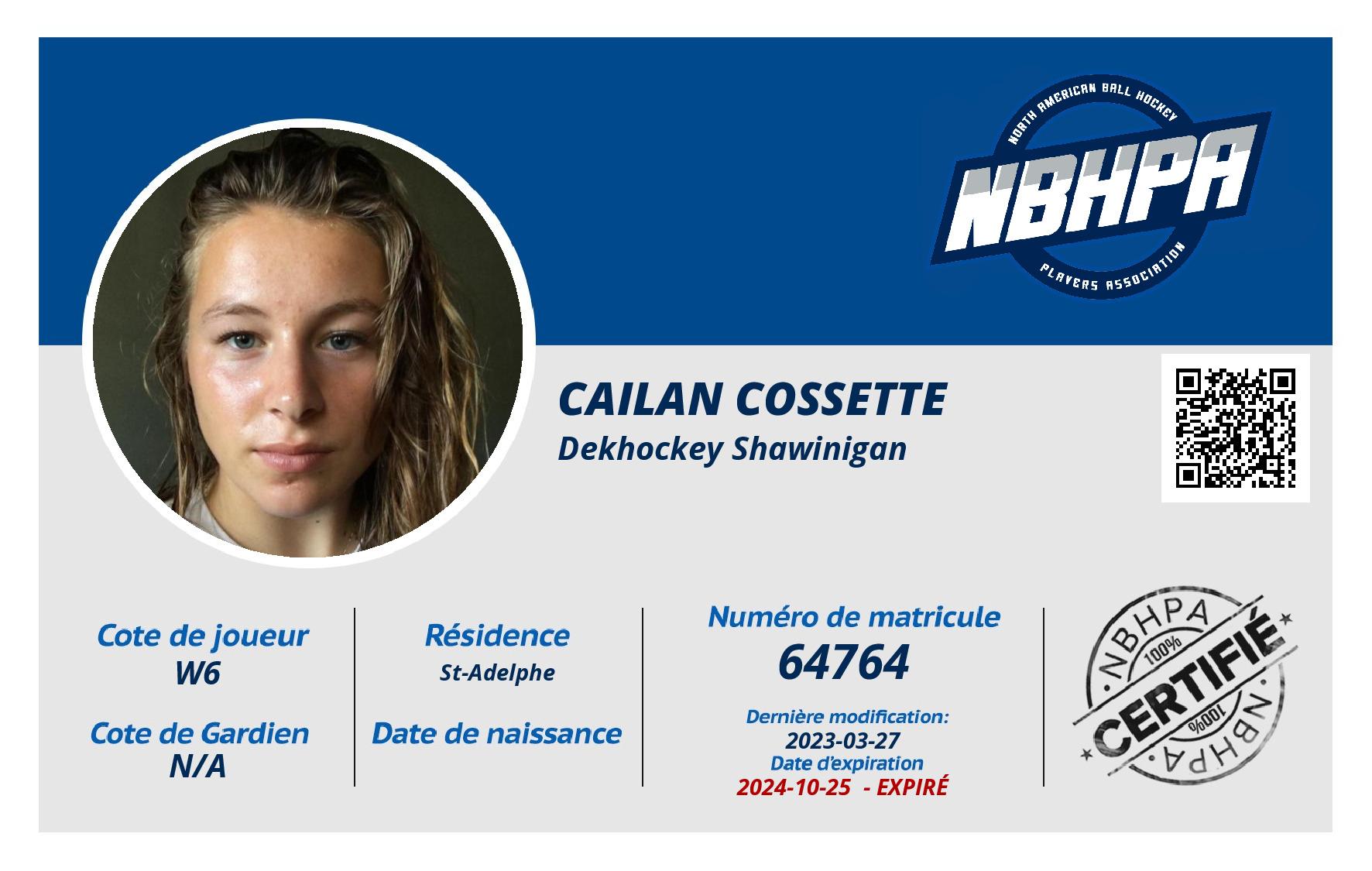 Cailan Cossette