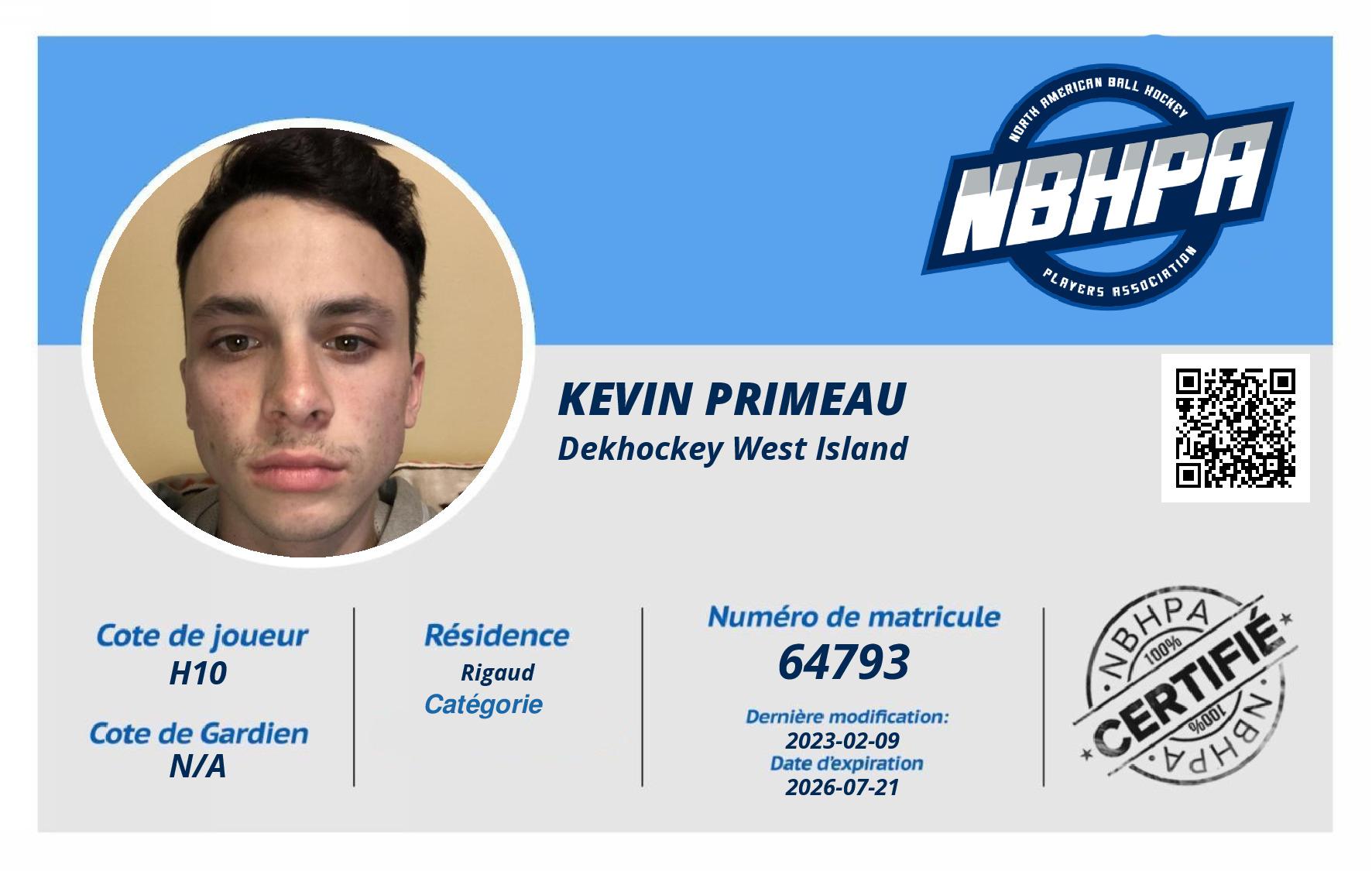Kevin Primeau