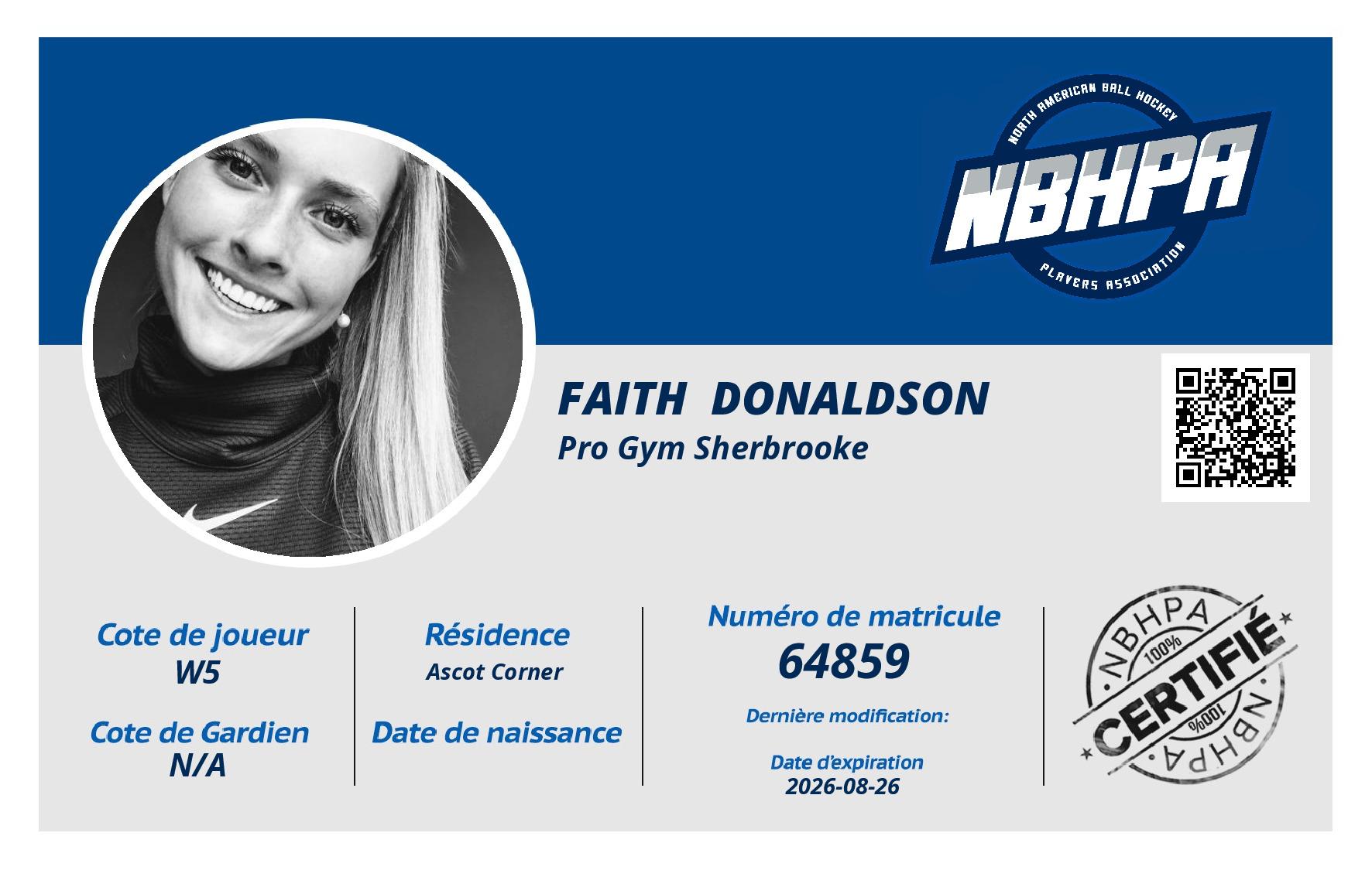 Faith  Donaldson