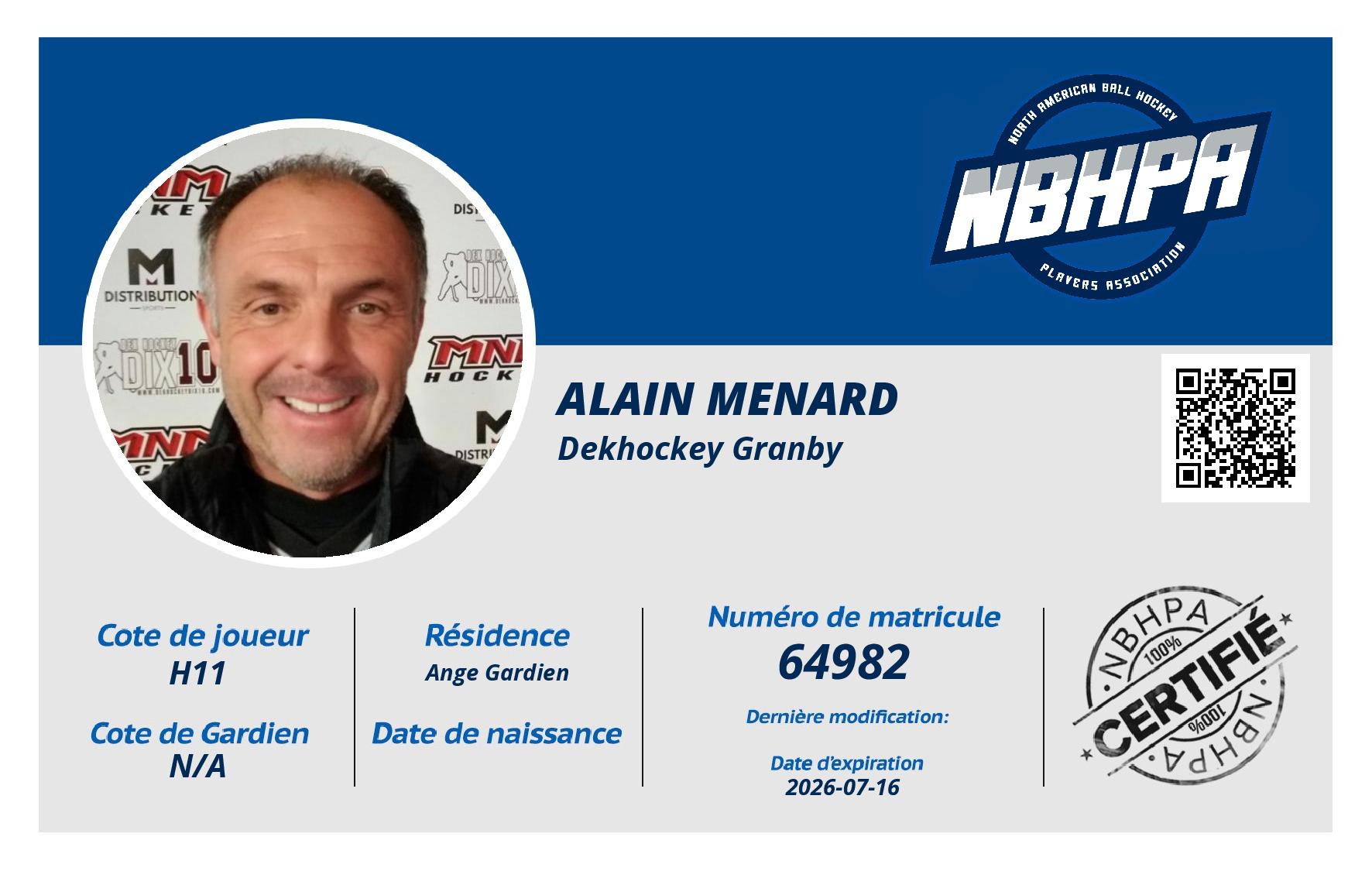 Alain Menard