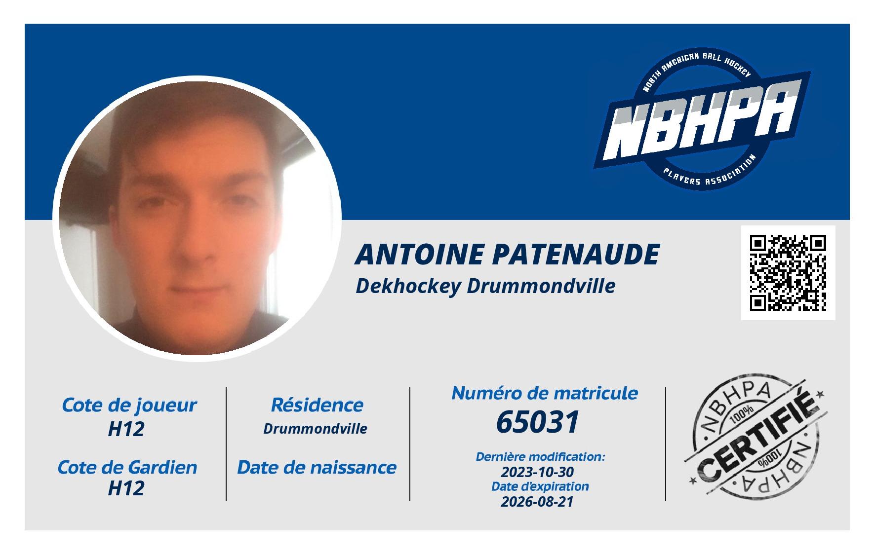 Antoine Patenaude