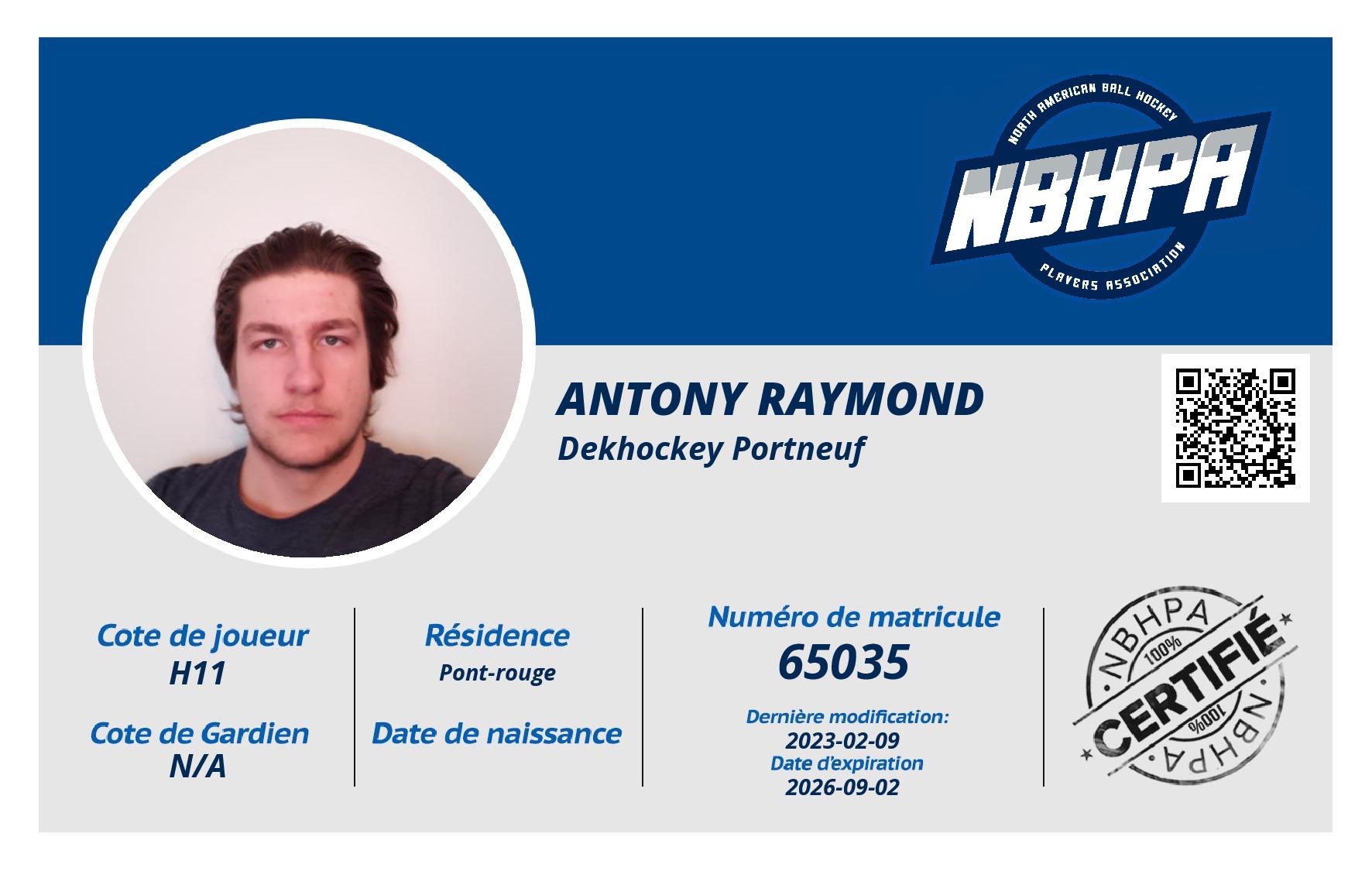 Antony Raymond