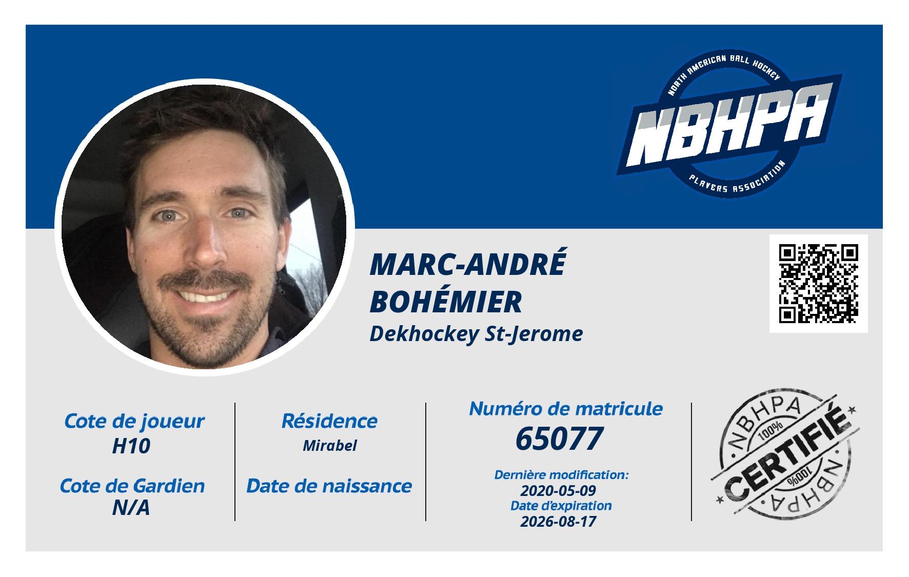 Marc-André  Bohémier 